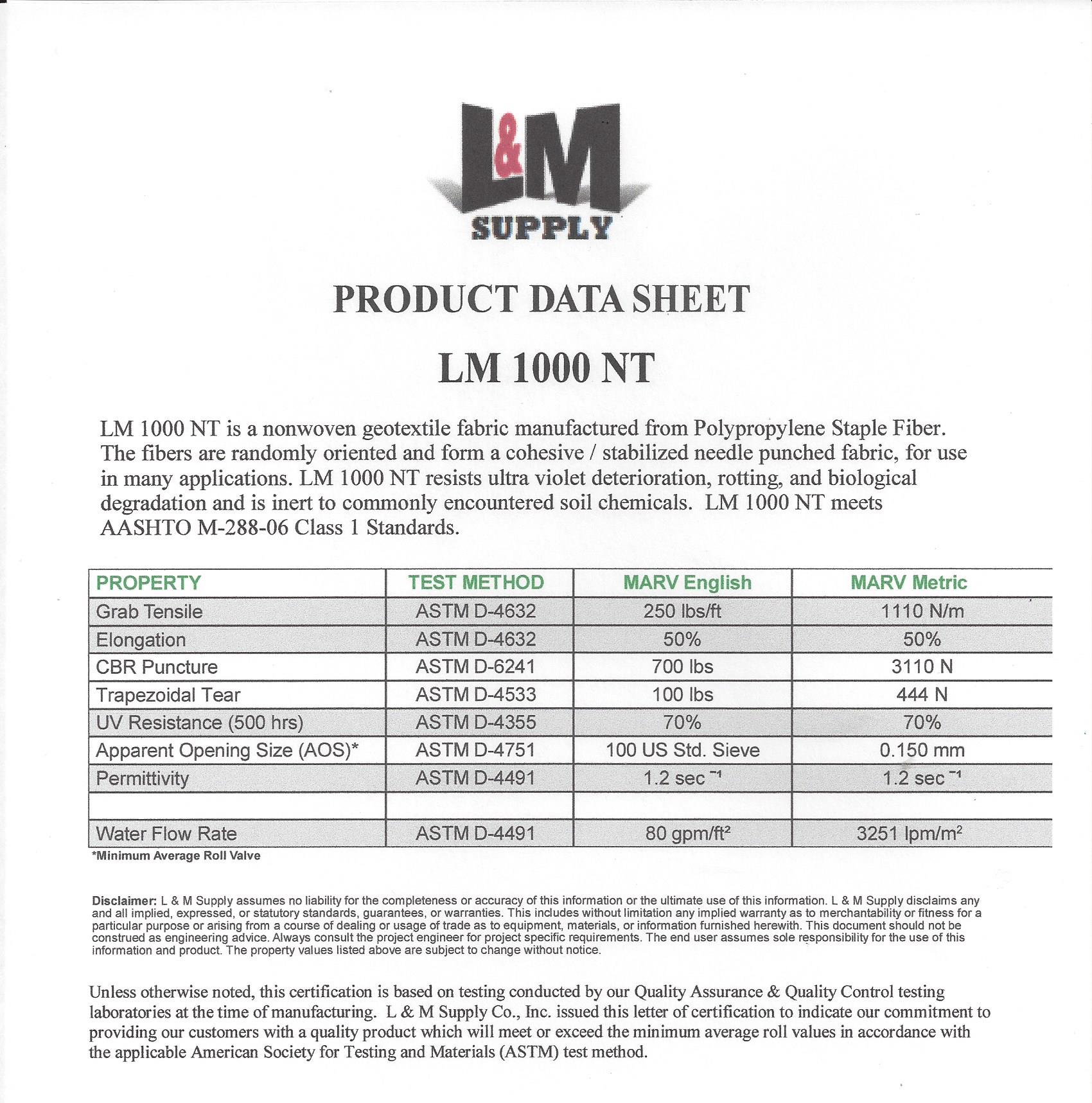 LM 1000 NT